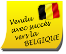 Vendu avec succès Belgique